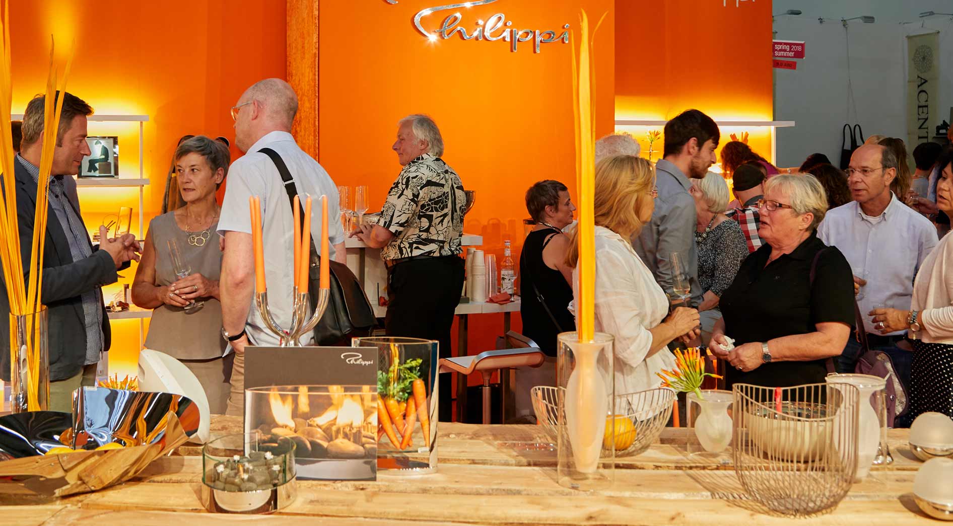 Standparty bei der Messe Frankfurt