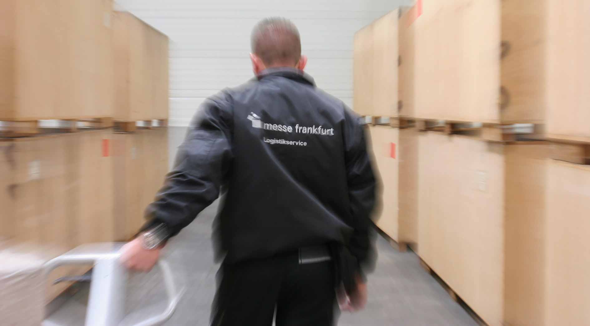Logistikleistungen bei der Messe Frankfurt