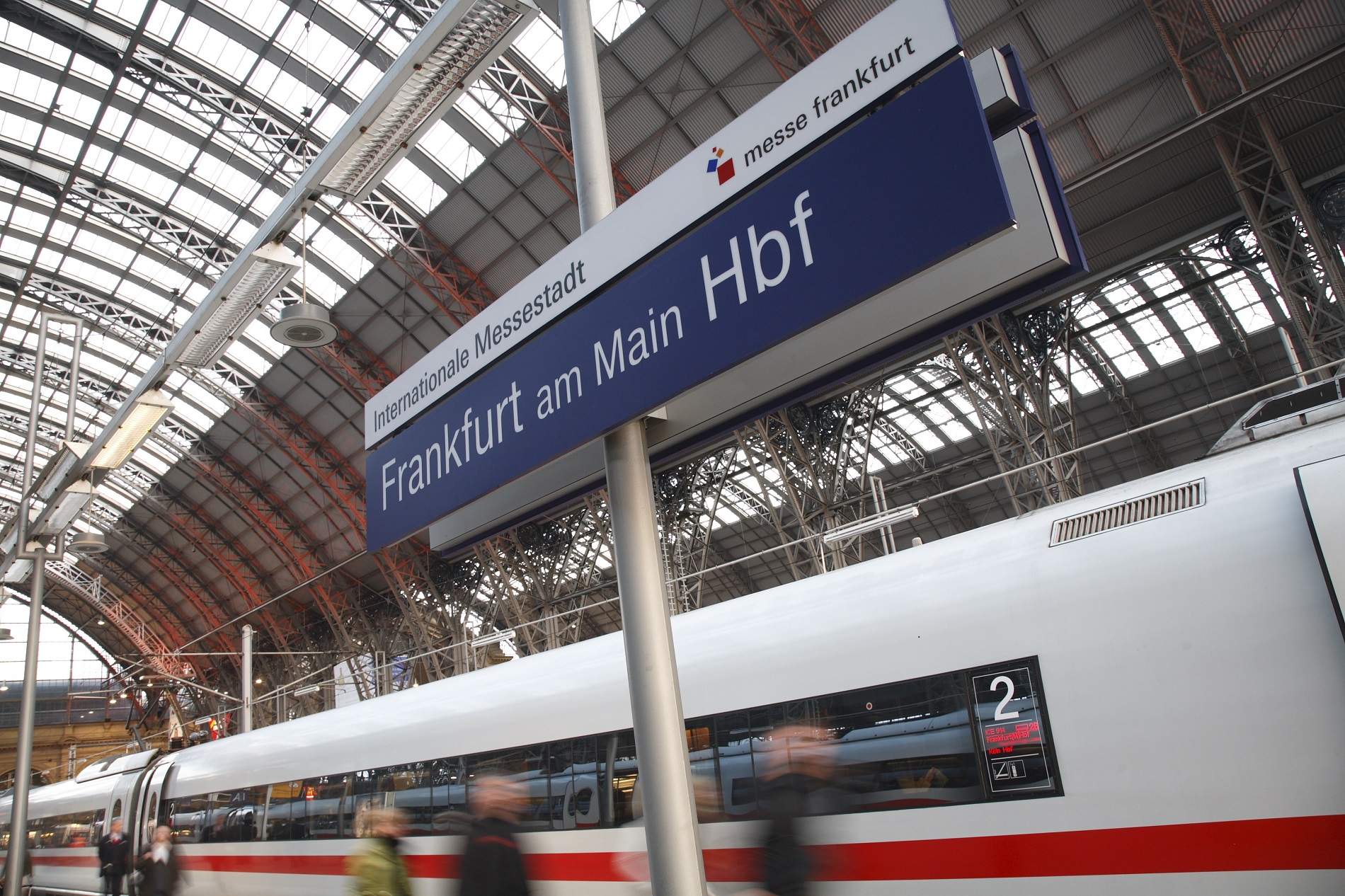 Bahnverbindung zur Messe Franfurt