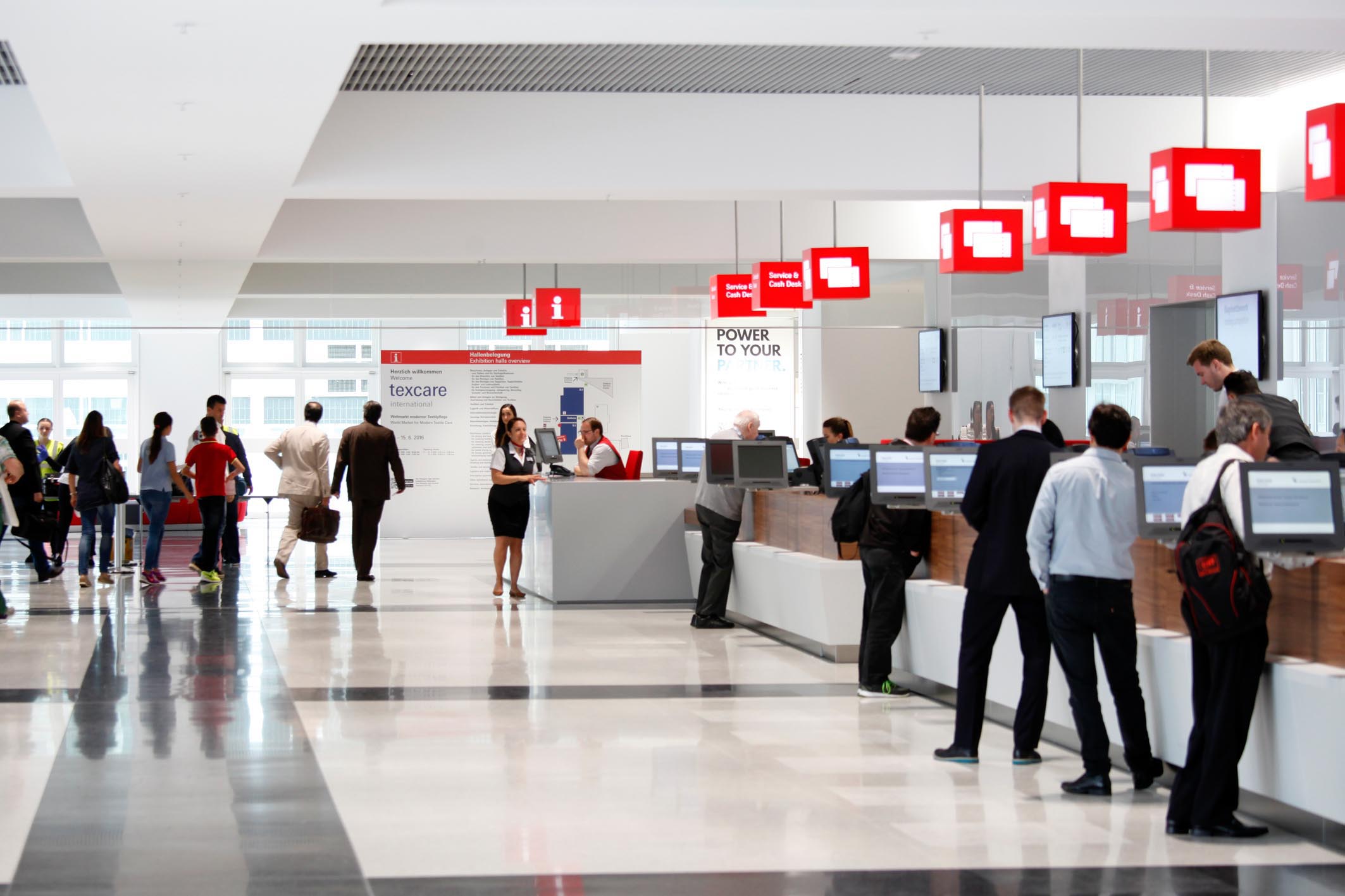 Kassen der Messe Frankfurt